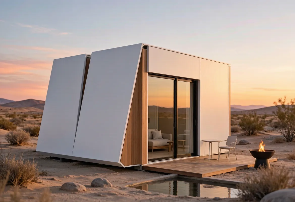 Expandable House E20 fold-out container home